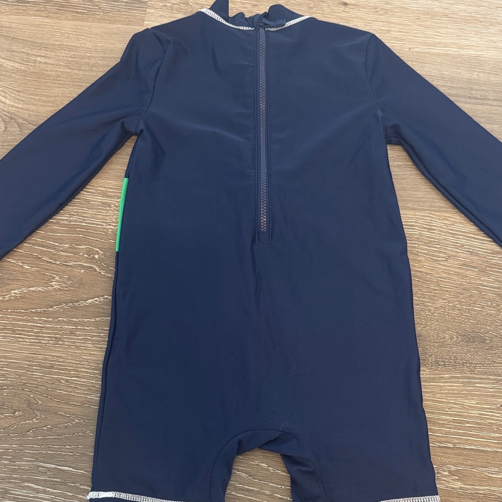 Carter's Navy Rash Guard with Fish Design - Picture 4 of 5
